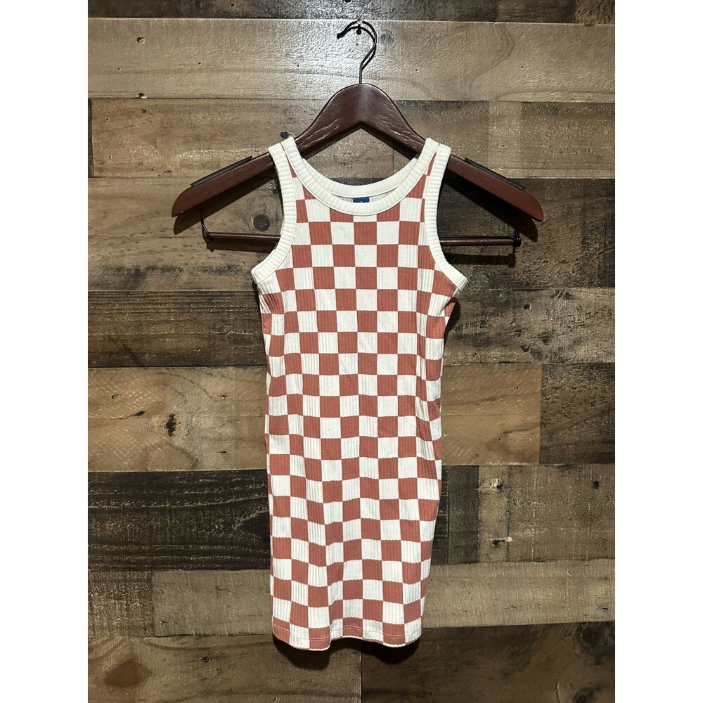 Old Navy Girls S (6-7) Checker Dress Midi